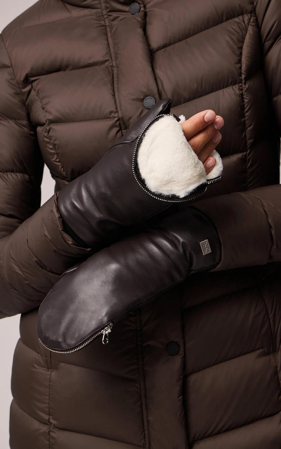 Soia & Kyo Leather Mittens