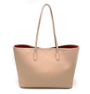 Genuine leather shopping bag, Black Or Pink