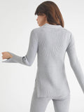 The Gemma flare Sleeve Pullover - Grey
