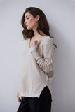 Monica V-neck Dolman Sweater Top