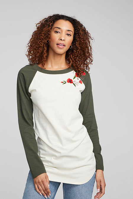 Truckee Poppy Embroidered Tunic