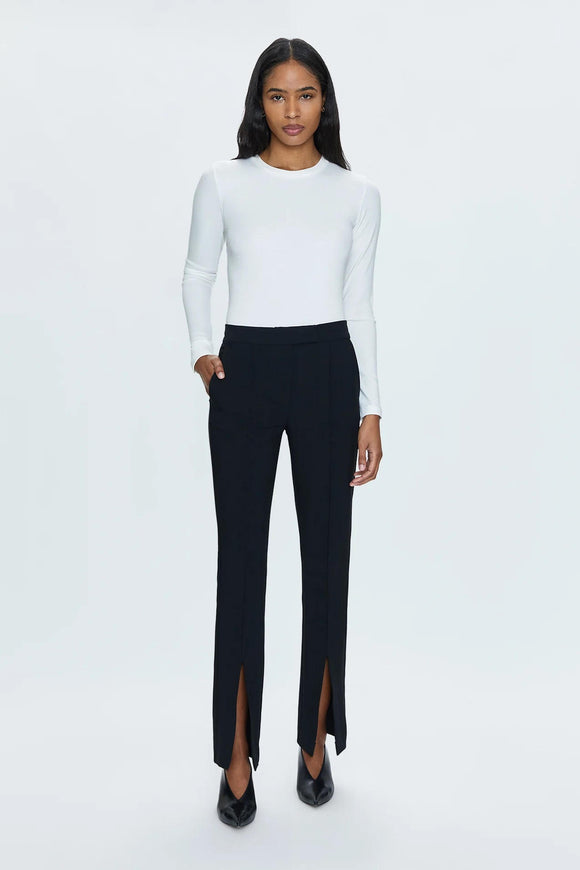 Diana Front Slit Trouser Black