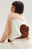 Cedar Color-block Sweater Top