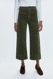 Penny Crop High Rise Wide Leg Corduroy - Martini