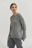 Maline Cashmere Softened Collared Sweater Top