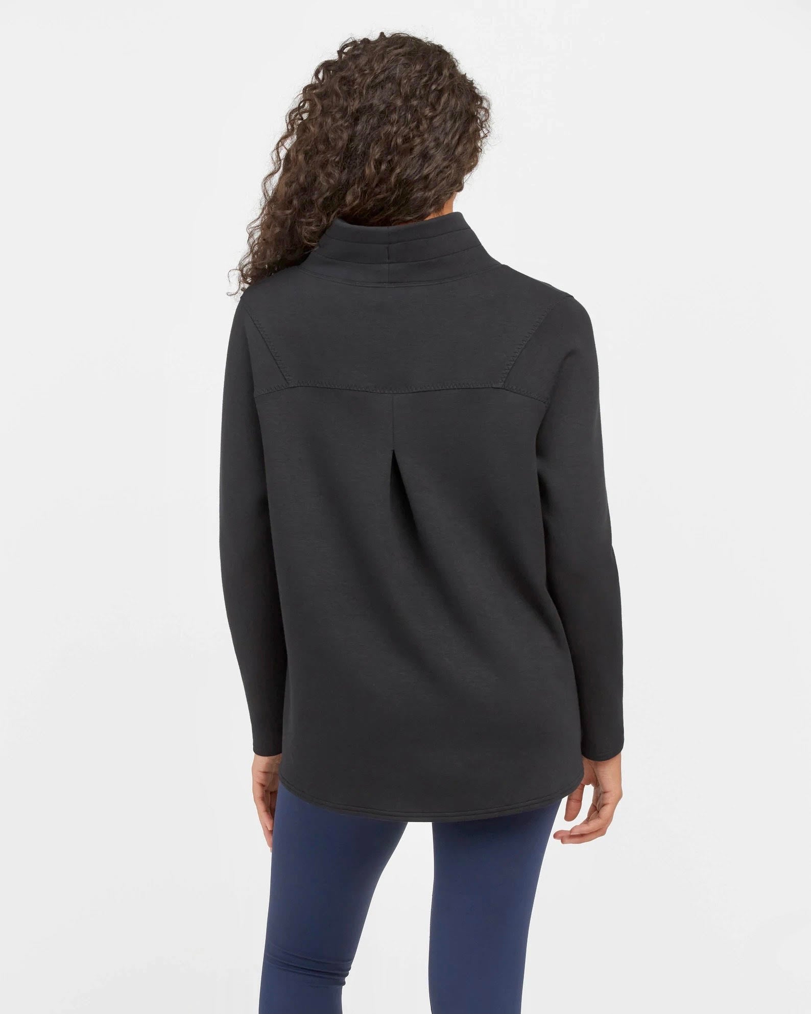 Spanx AirEssentials Got-Ya Covered Pullover - Very Black