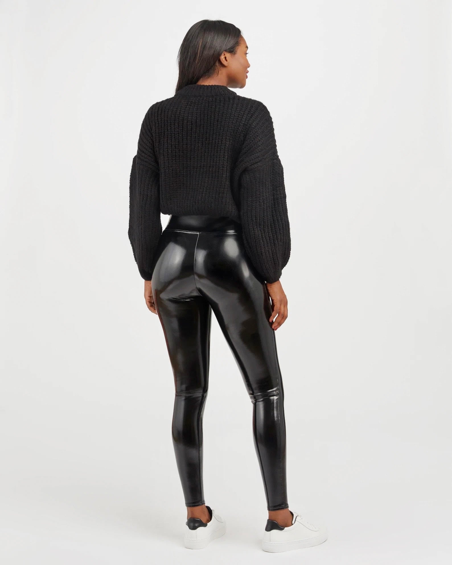 Spanx faux patent leather Leggings